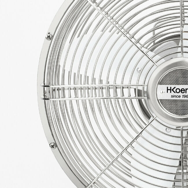 Ventilateur design métal - Blanc