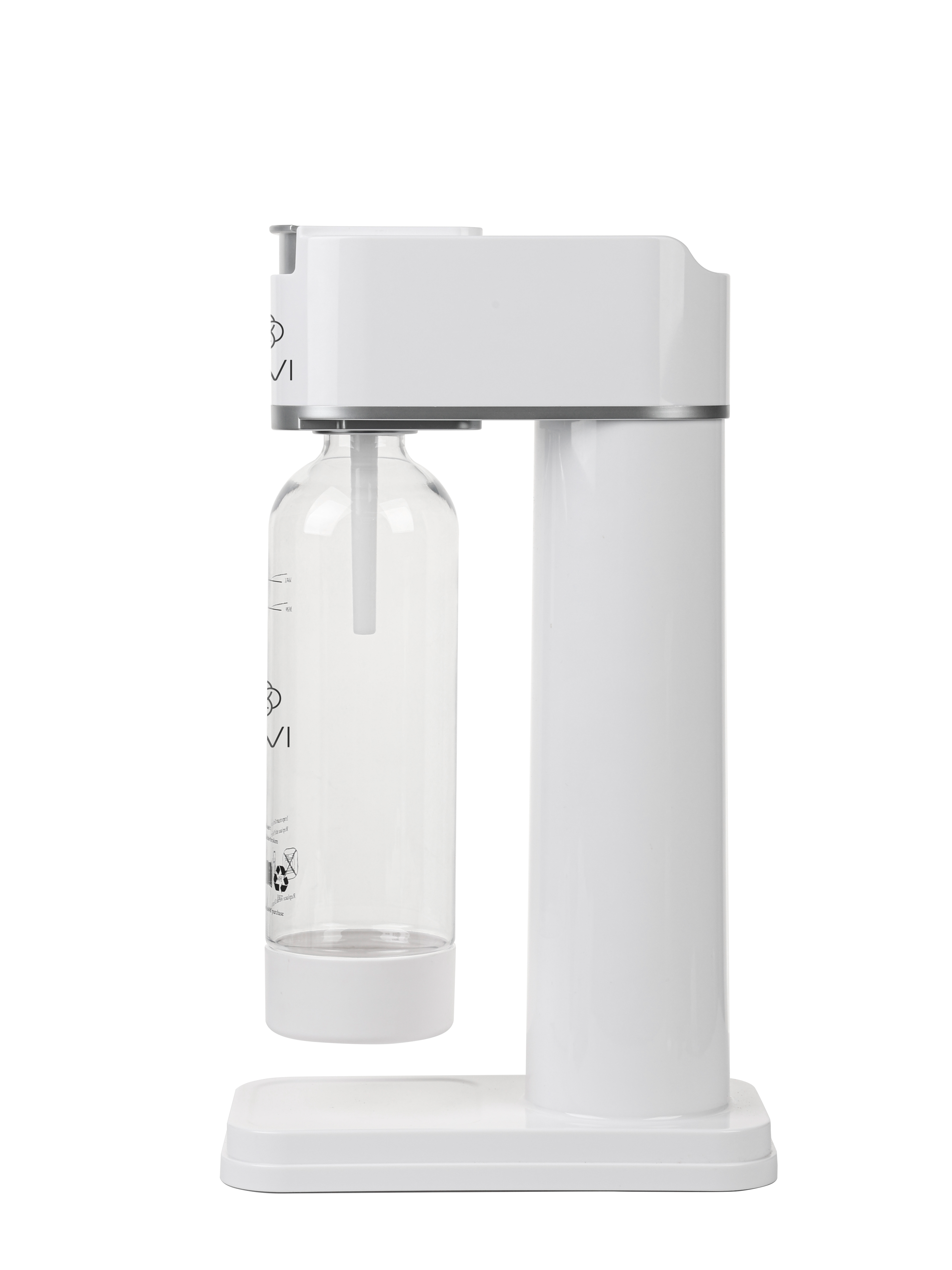 Système de gazéification d’eau Ovibul blanc - compatible avec cartouches CO₂ standard