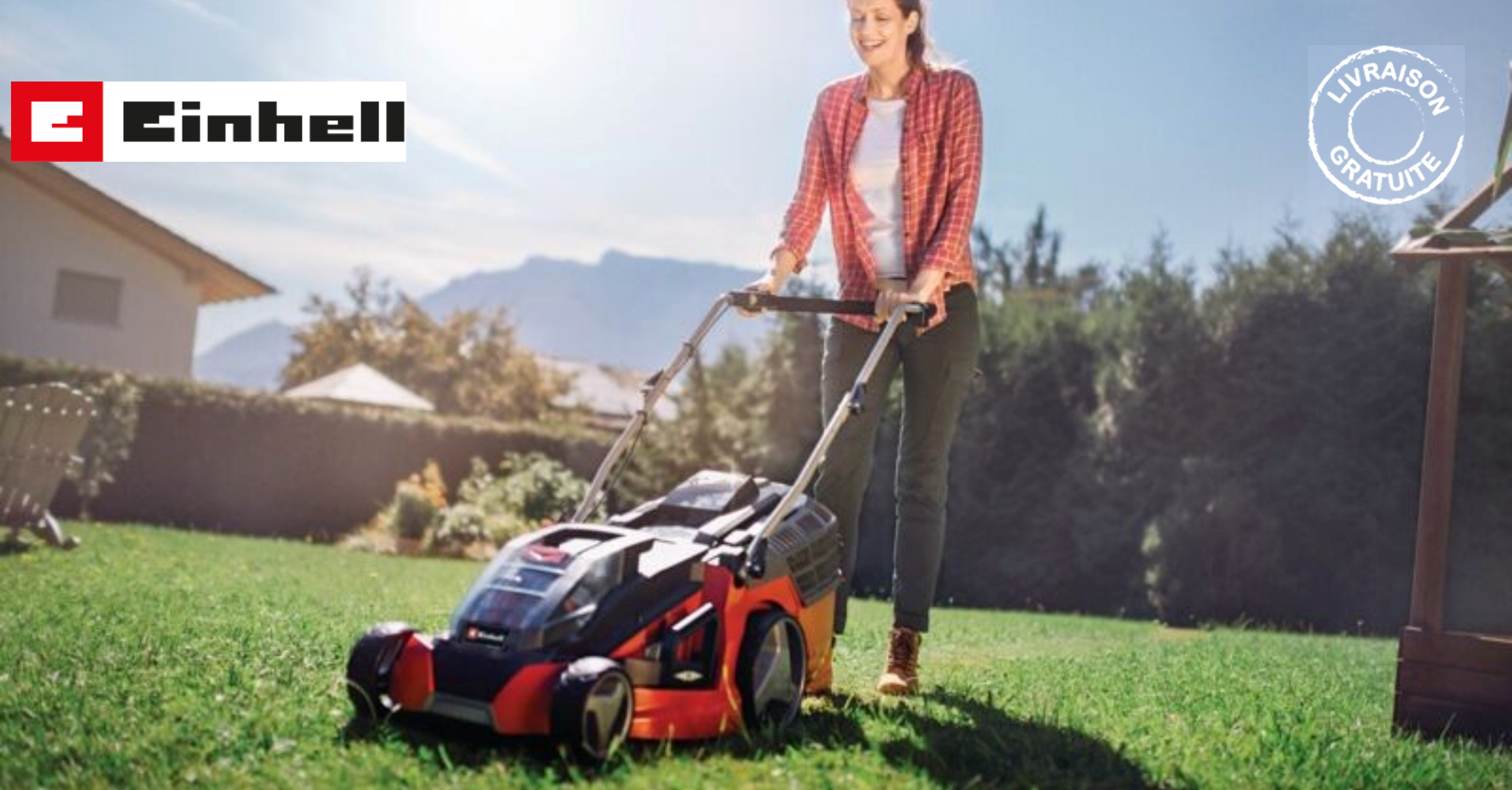 Einhell - Tondeuse à gazon sans fil