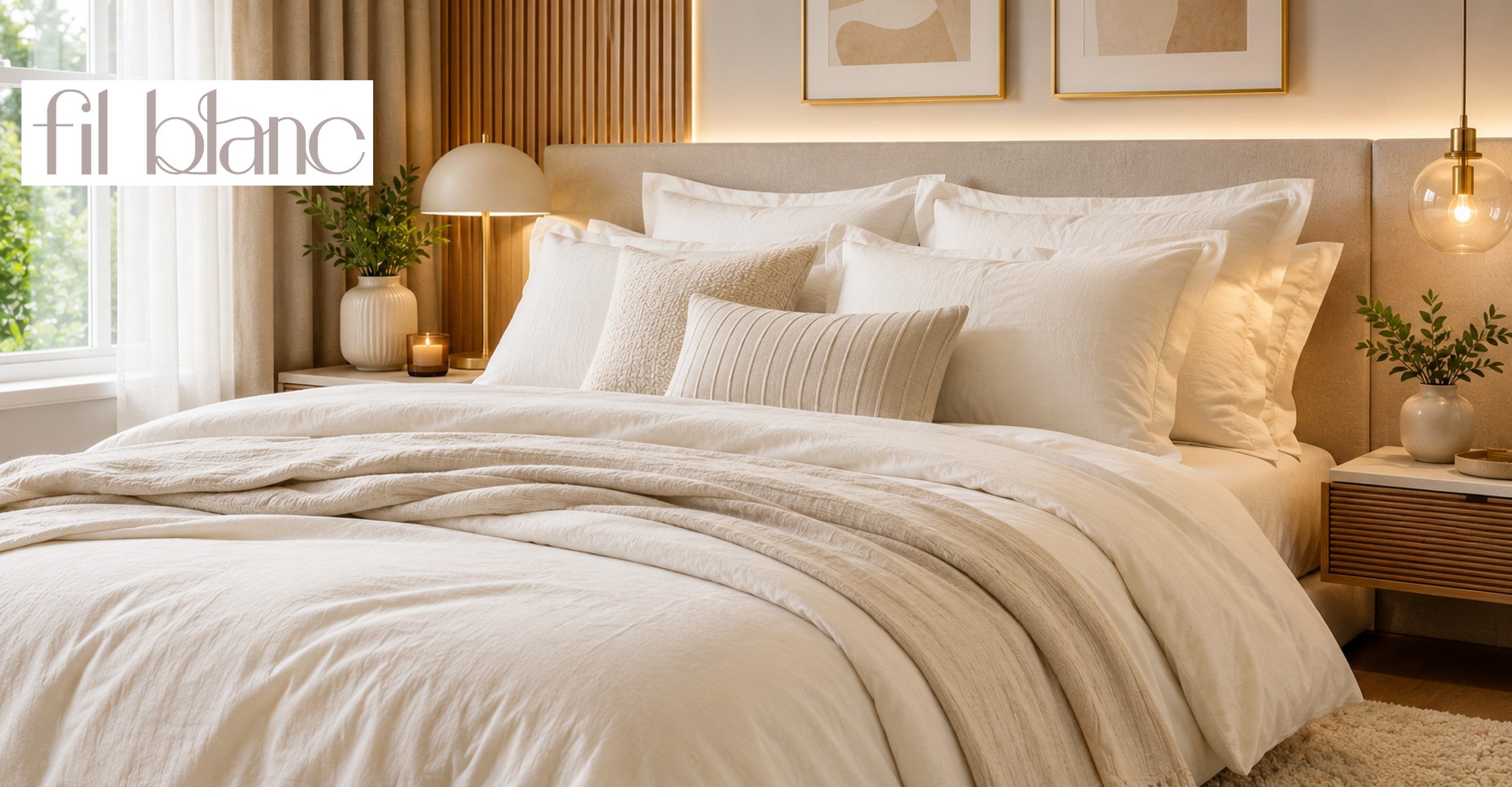 Fil blanc - Linge de lit