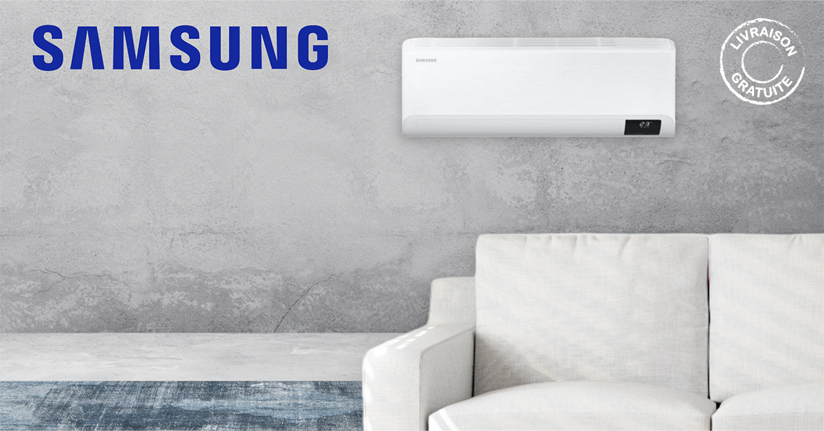 Samsung - Climatiseur réversible wifi