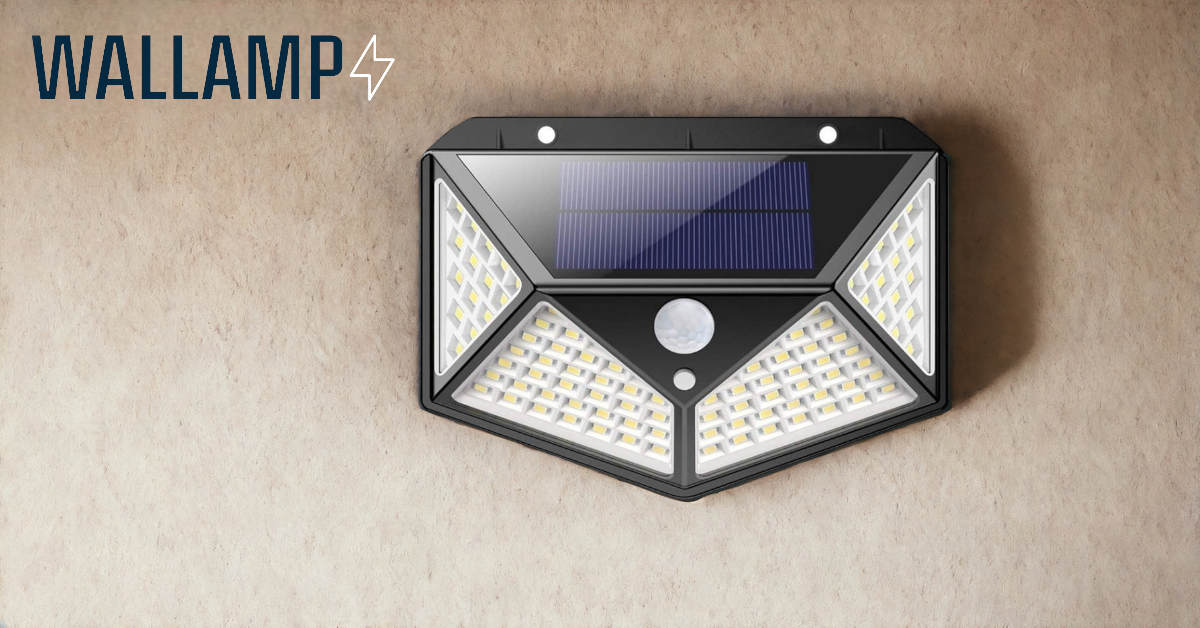 Wallamp - Lampes Solaires Extérieur 100 LED