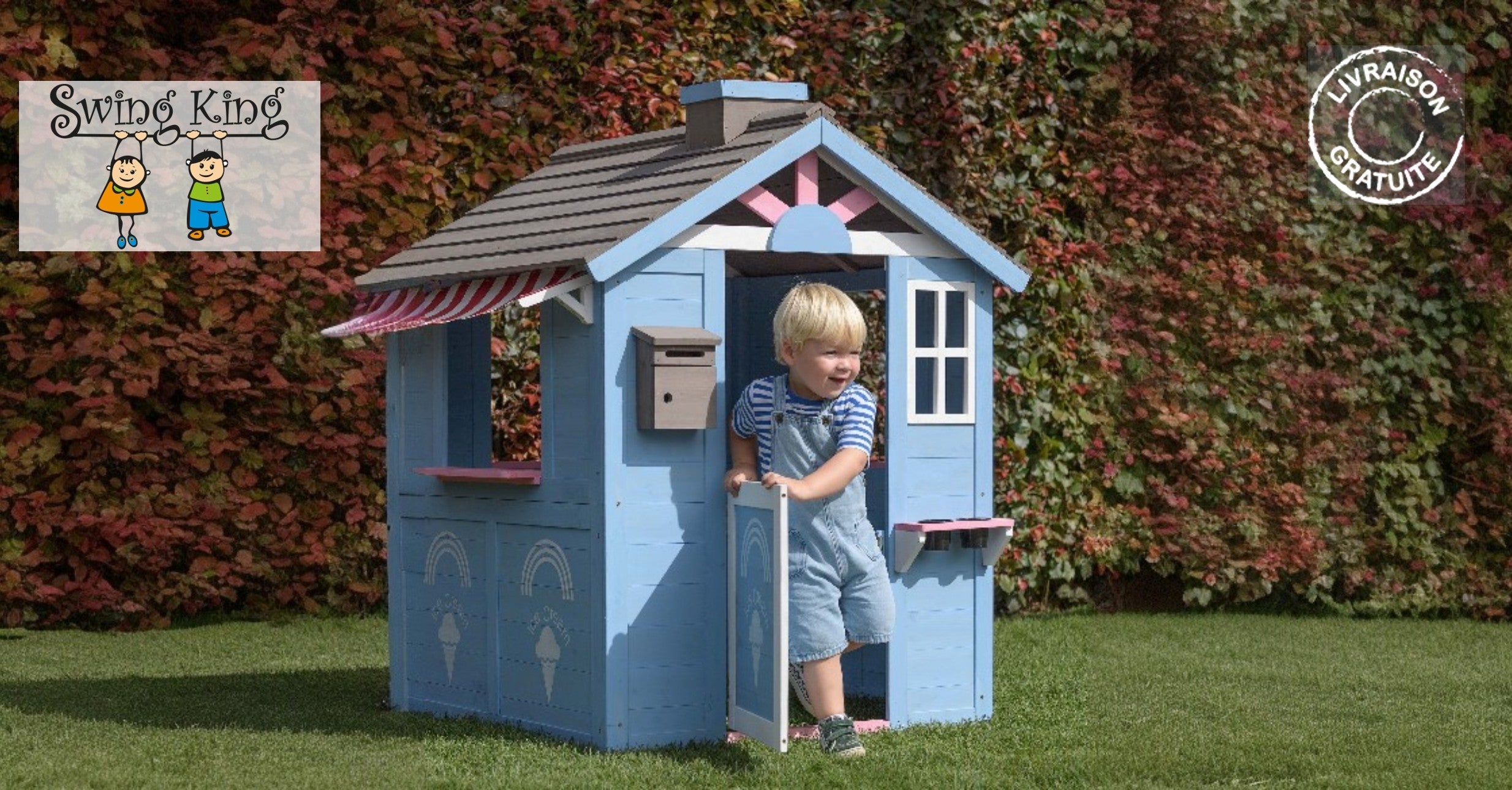 Swing King – Stations de jeux en bois pour enfants