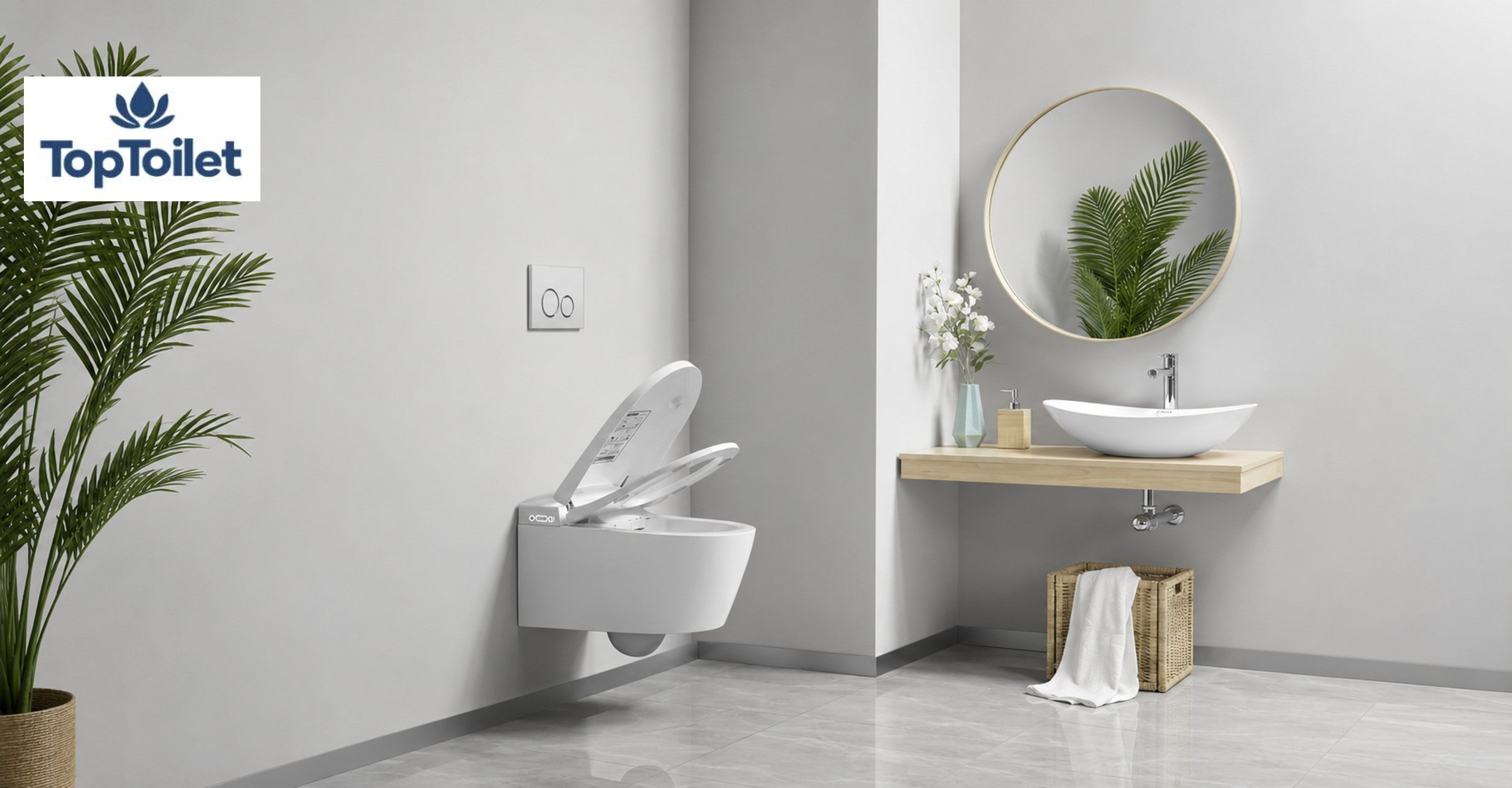 Toptoilet - WC suspendu japonais