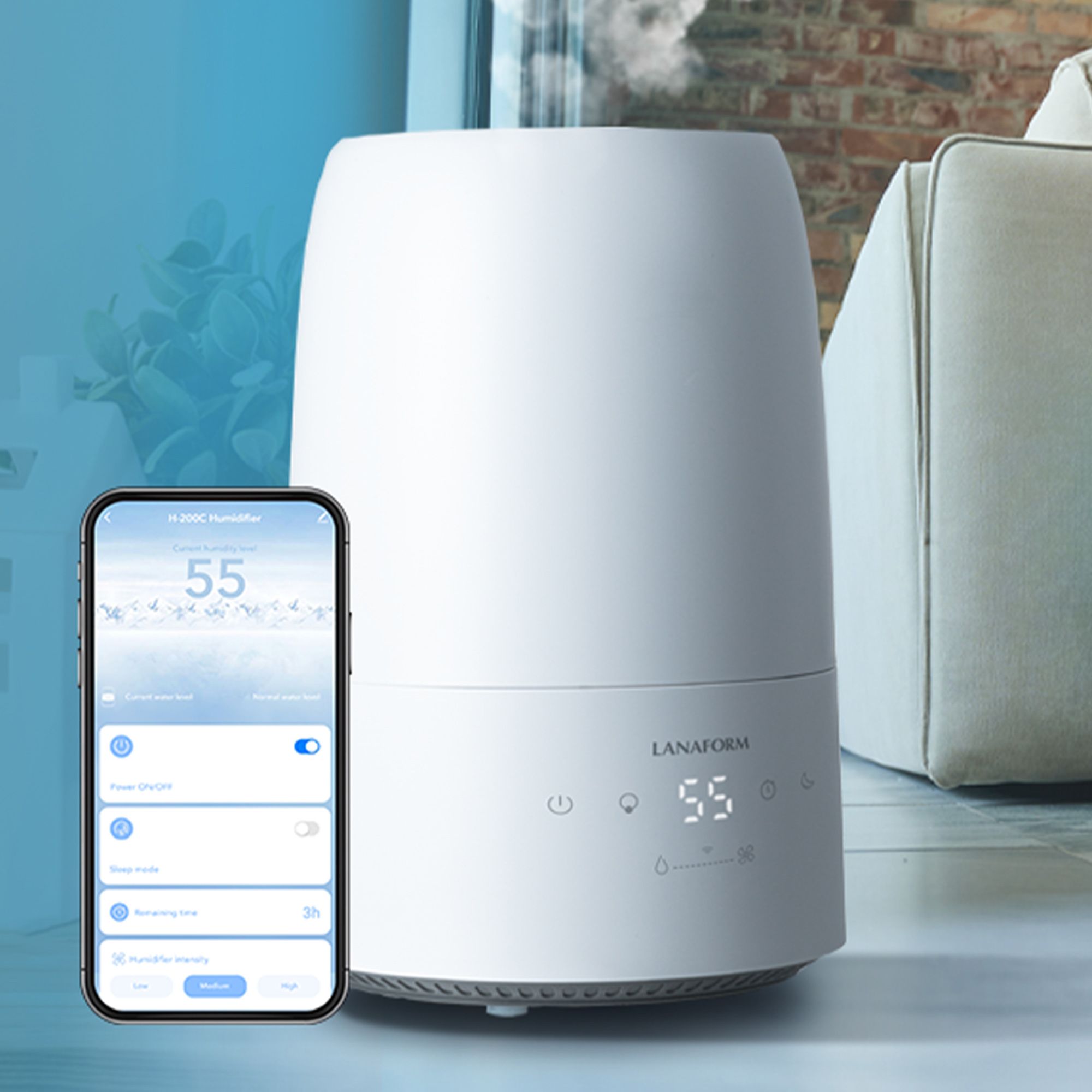 Humidificateur d’air intérieur connecté - H200C