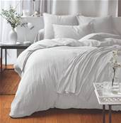 Drap housse blanc - 180x200cm - gaze de coton