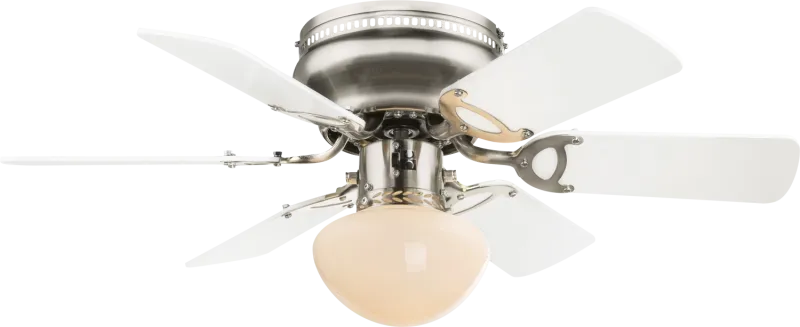 Ventilateur métal nickel mat - Ugo