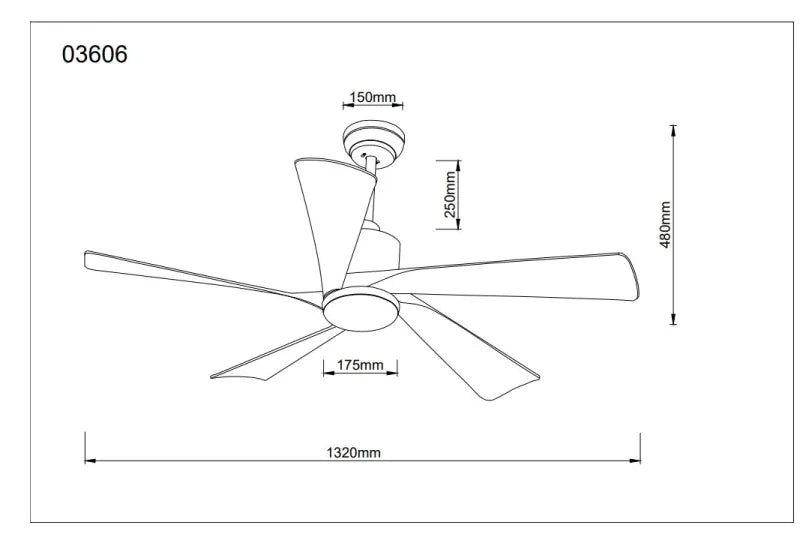 Ventilateur de plafond métal gris foncé et lampe - Modesto