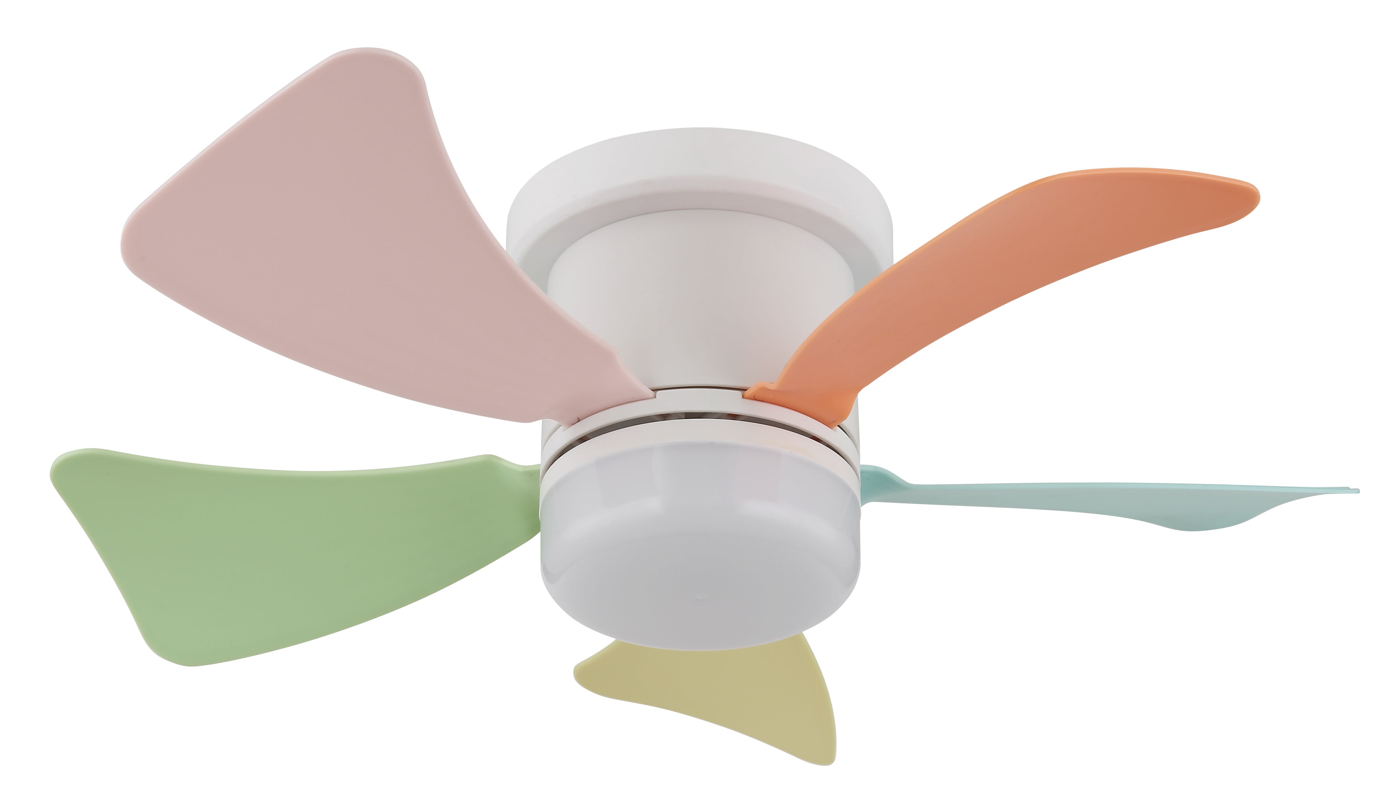 Ventilateur de plafond métal blanc mat Hines