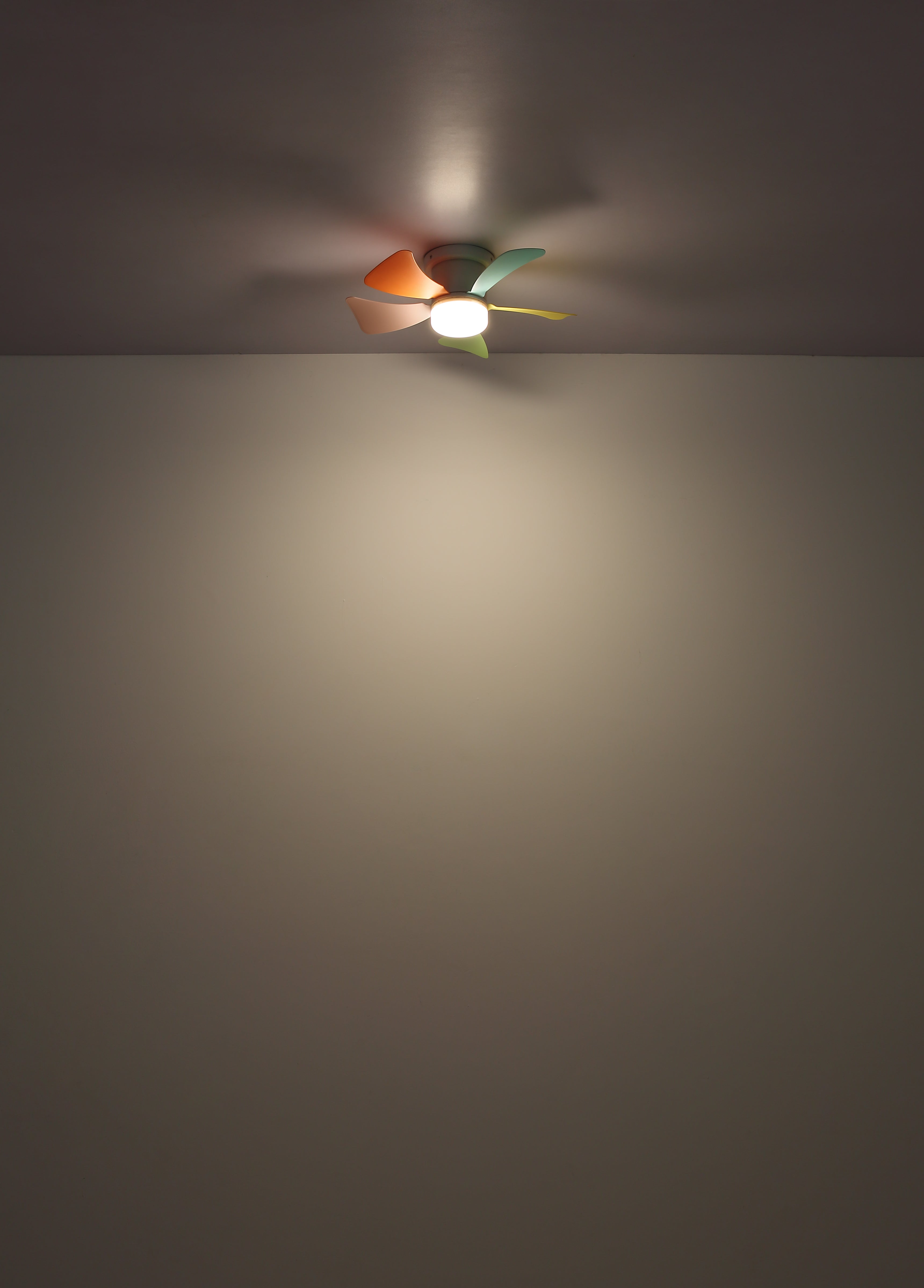Ventilateur de plafond métal blanc mat Hines