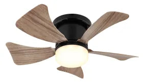 Ventilateur de plafond métal noir mat - Hines