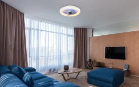 Ventilateur de plafond métal blanc et lampe - Joey