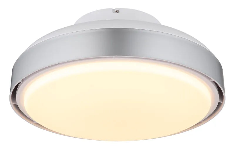Ventilateur de plafond plastique blanc mat - Carney