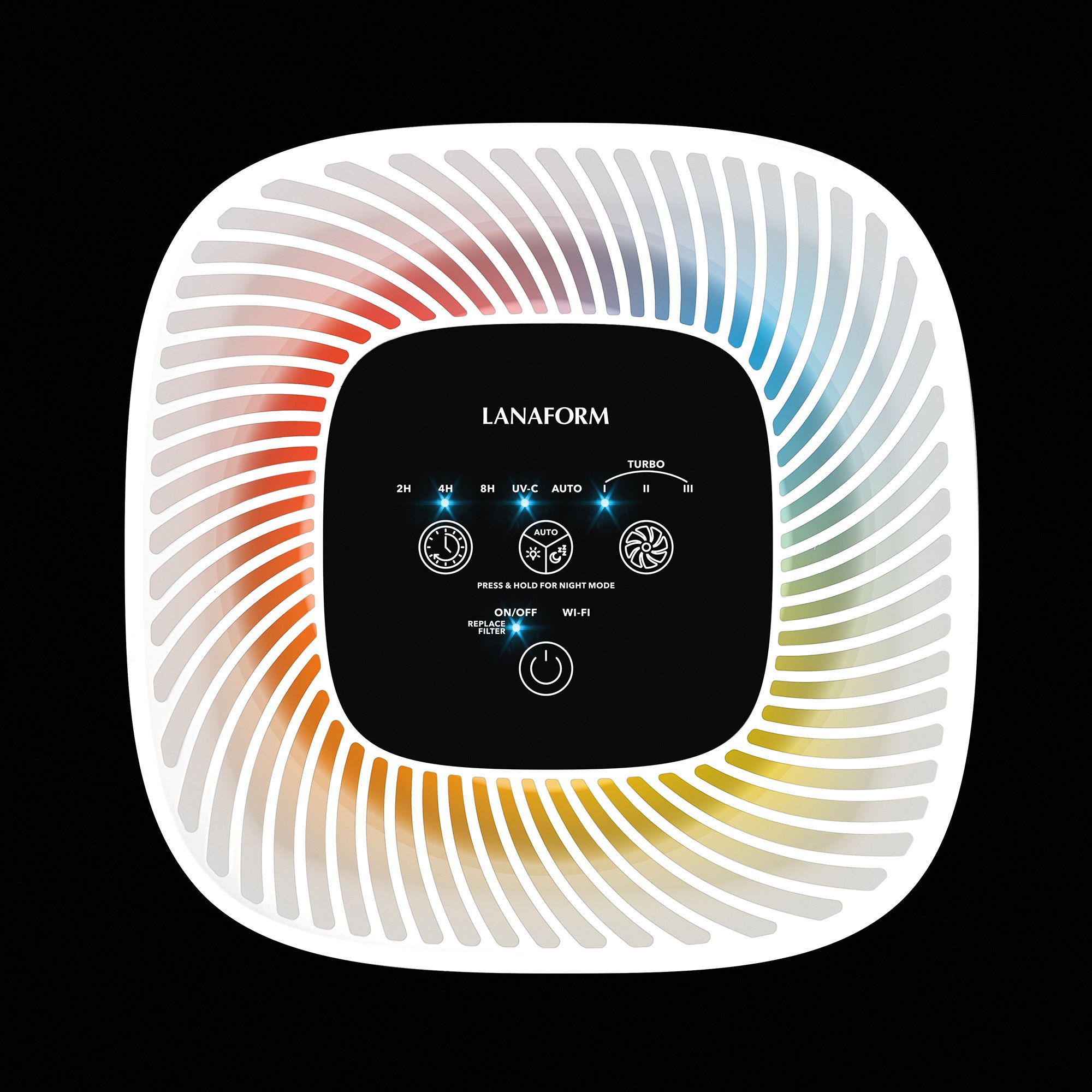Purificateur d'air connecté avec filtre HEPA et lampe UV - AV99C
