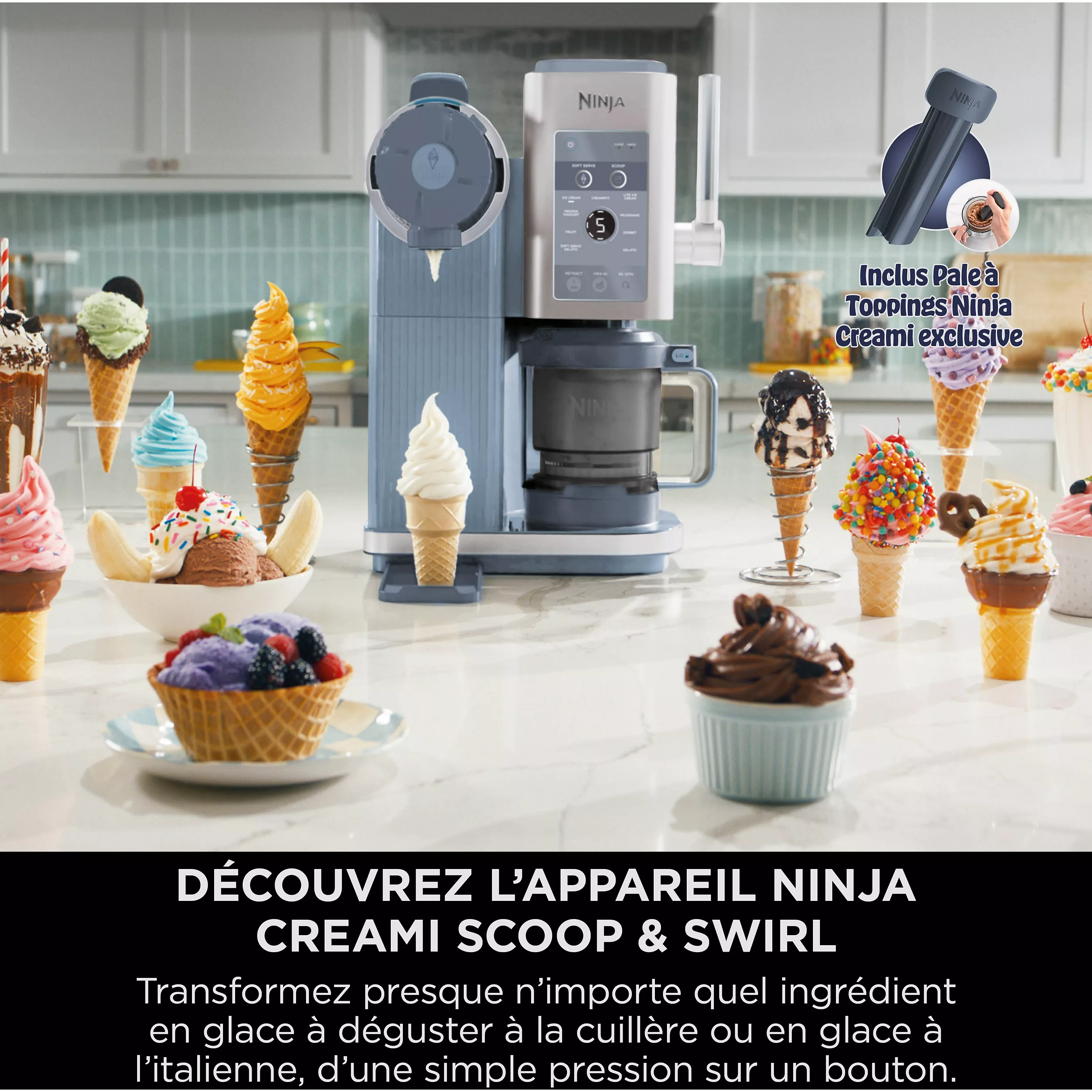 Sorbetière NINJA Creami swirl