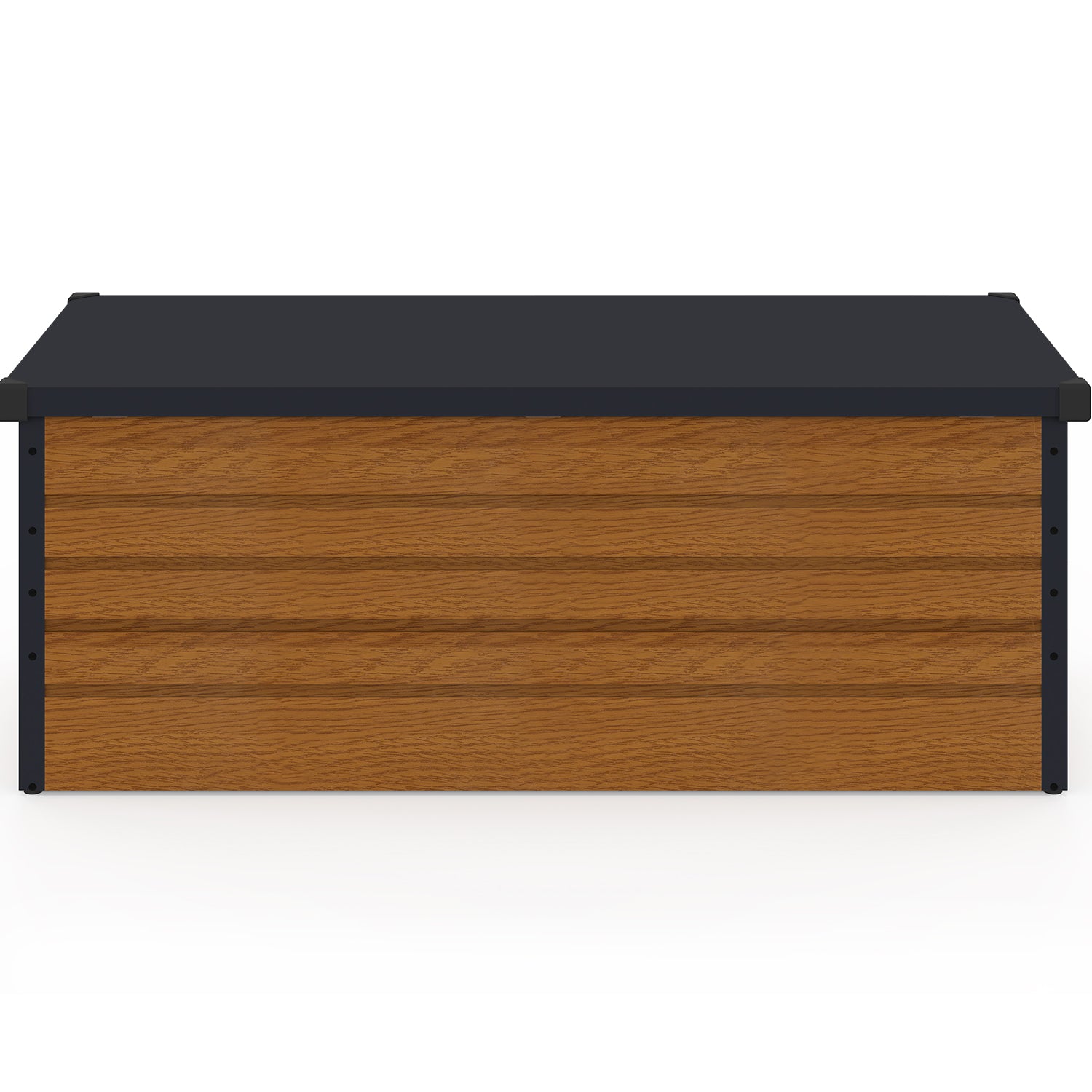Coffre de jardin métal effet bois 600L