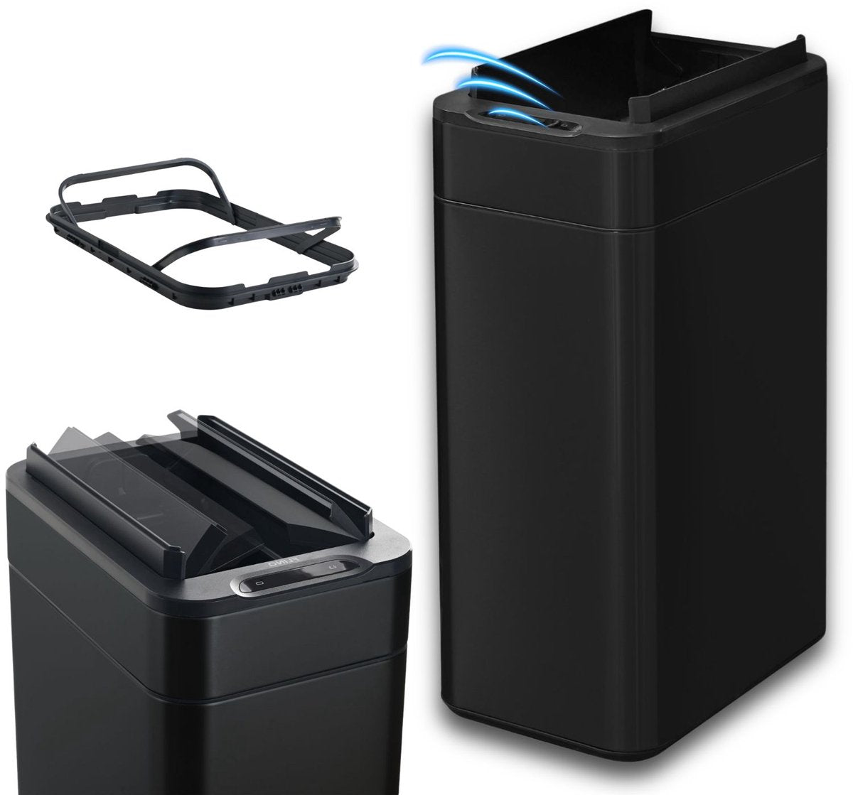 Poubelle Smart Sensor 60l noir