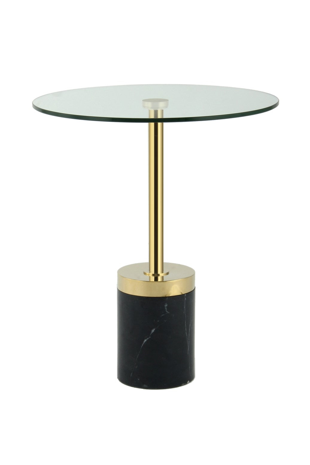 Table d'appoint or noir - Lana