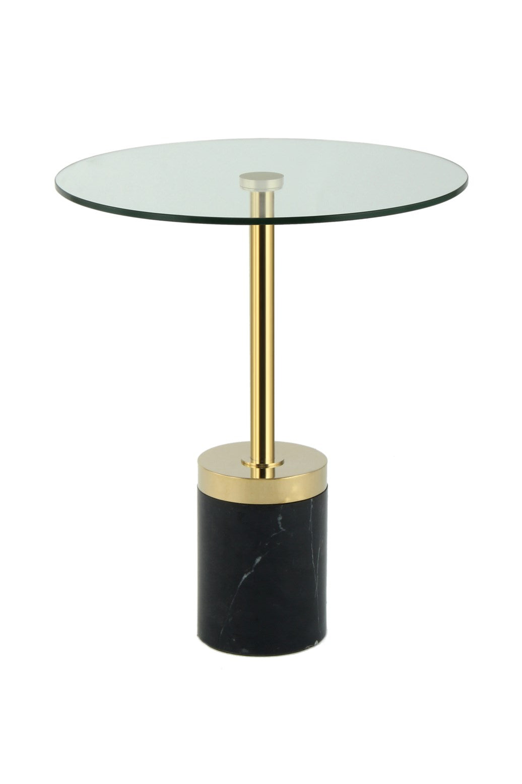 Table d'appoint or noir - Lana