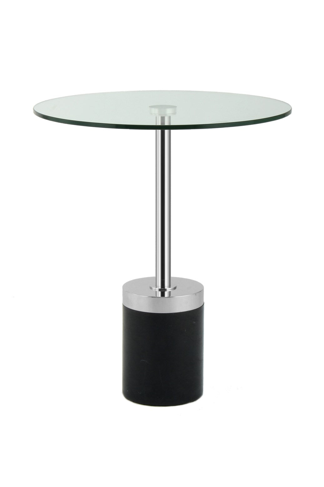 Table d'appoint argent noir - Lana