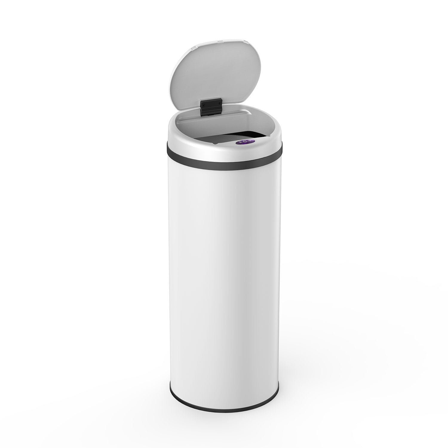 Poubelle 50 L automatique Blanche