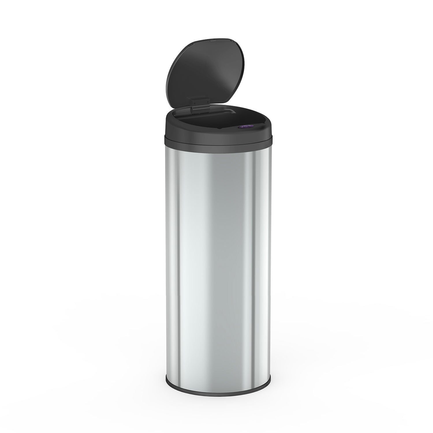 Poubelle 50 L automatique Argent