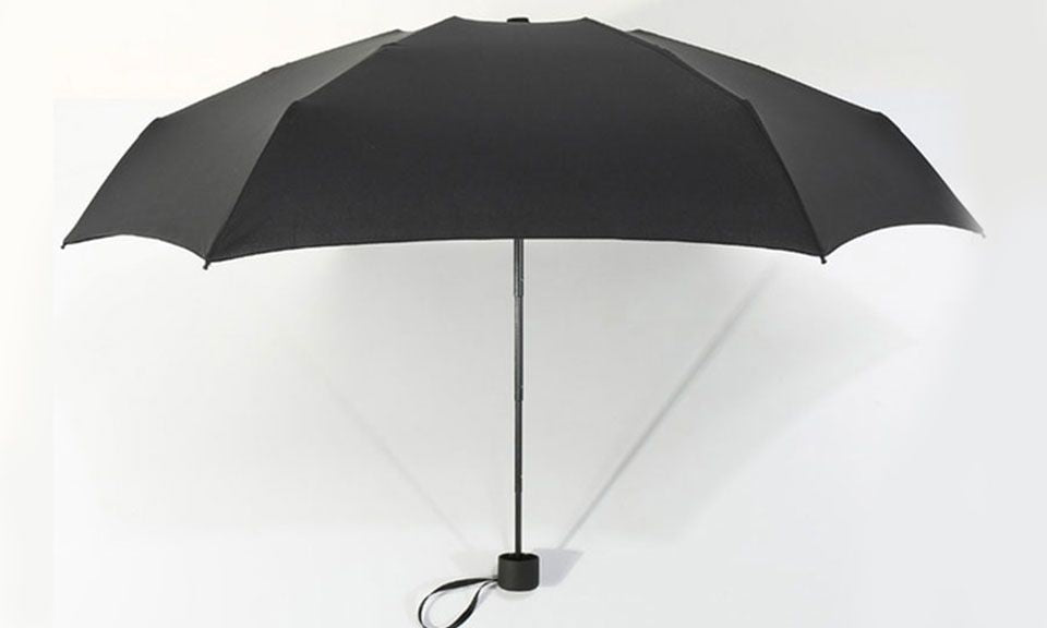 Mini-Parapluie pliable noir