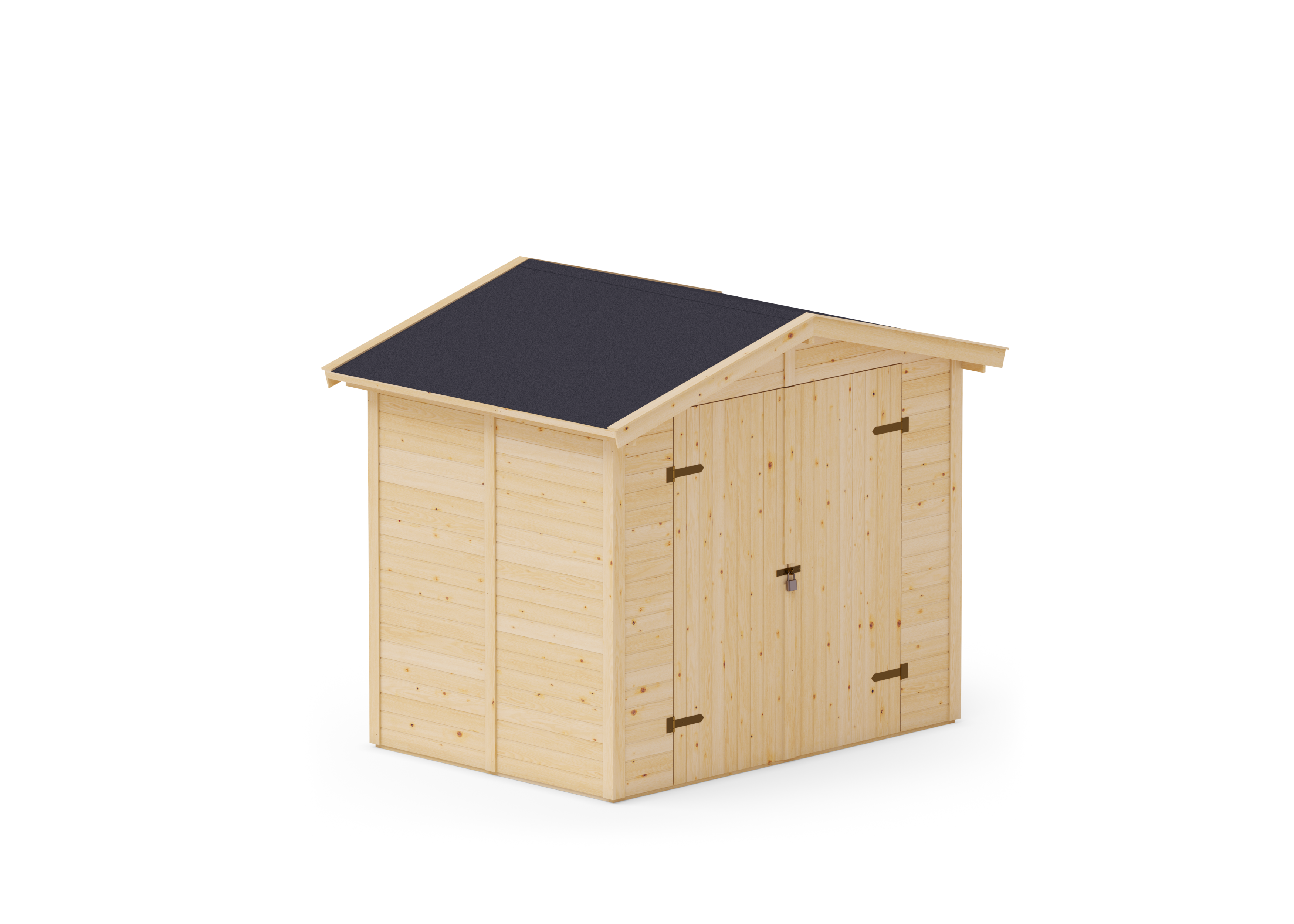 Abri de jardin en bois 240x170 cm Naturel
