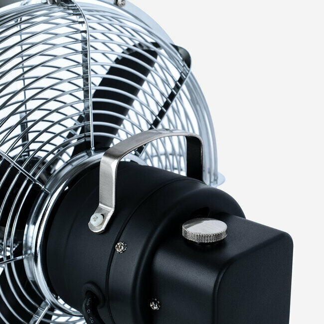 Ventilateur design métal - Noir