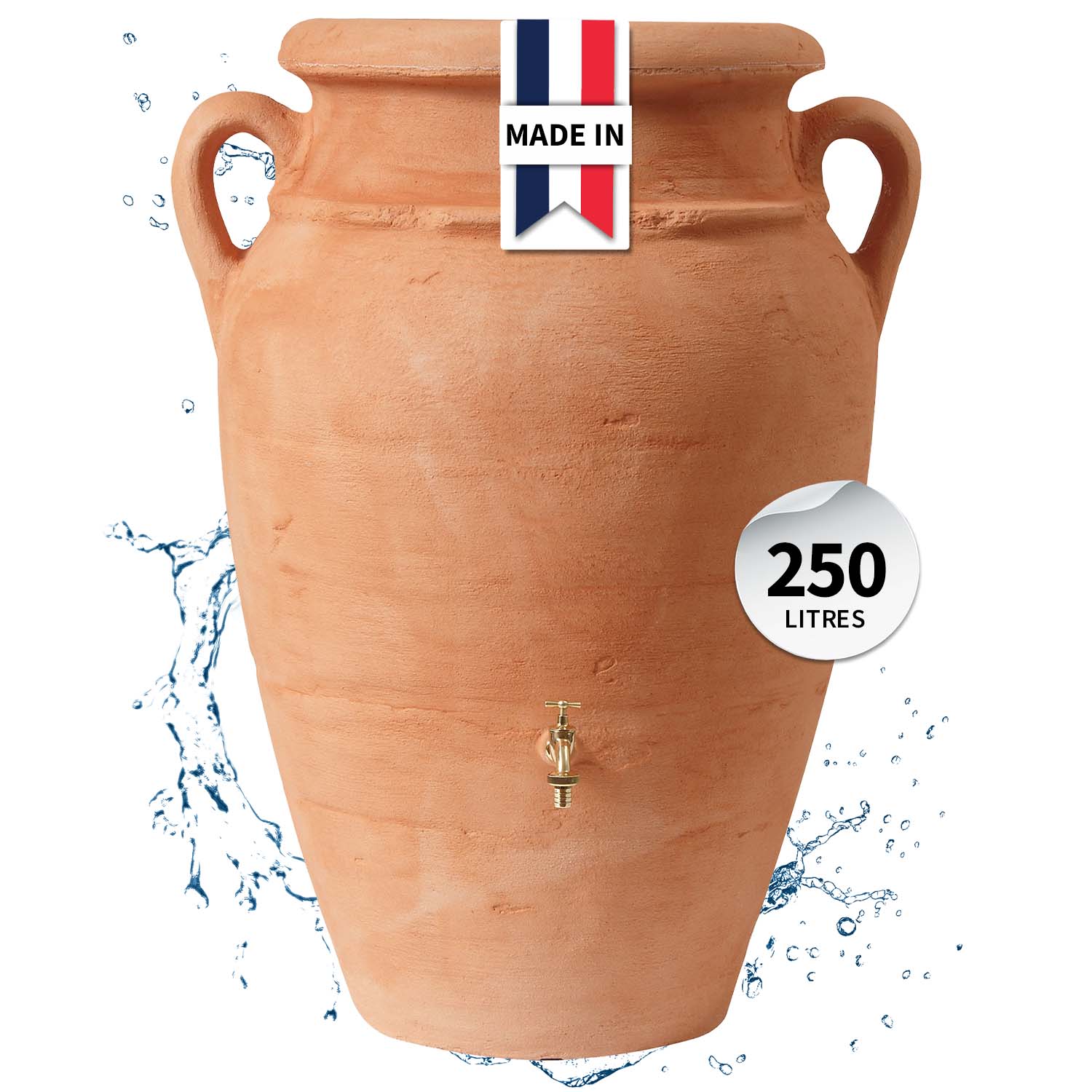 Réservoir Antik Amphore 250 L, terracotta