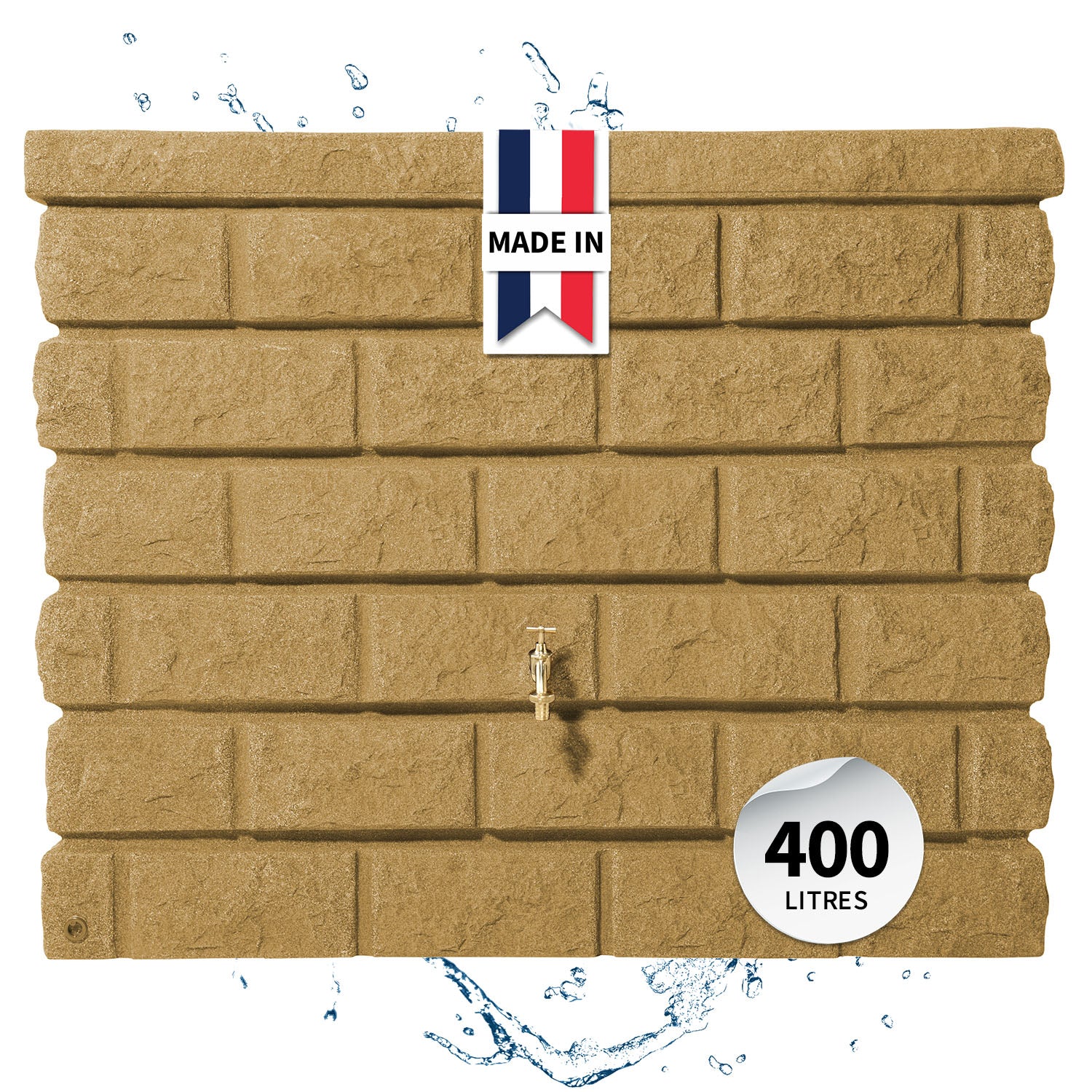 Réservoir mural Rocky 400 L, sable
