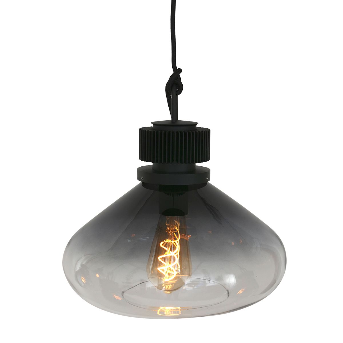 Suspension design 6 lampes noire - Flere