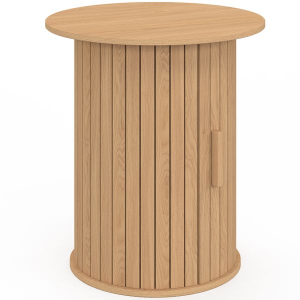 Table d'appoint Albane lattes avec rangement