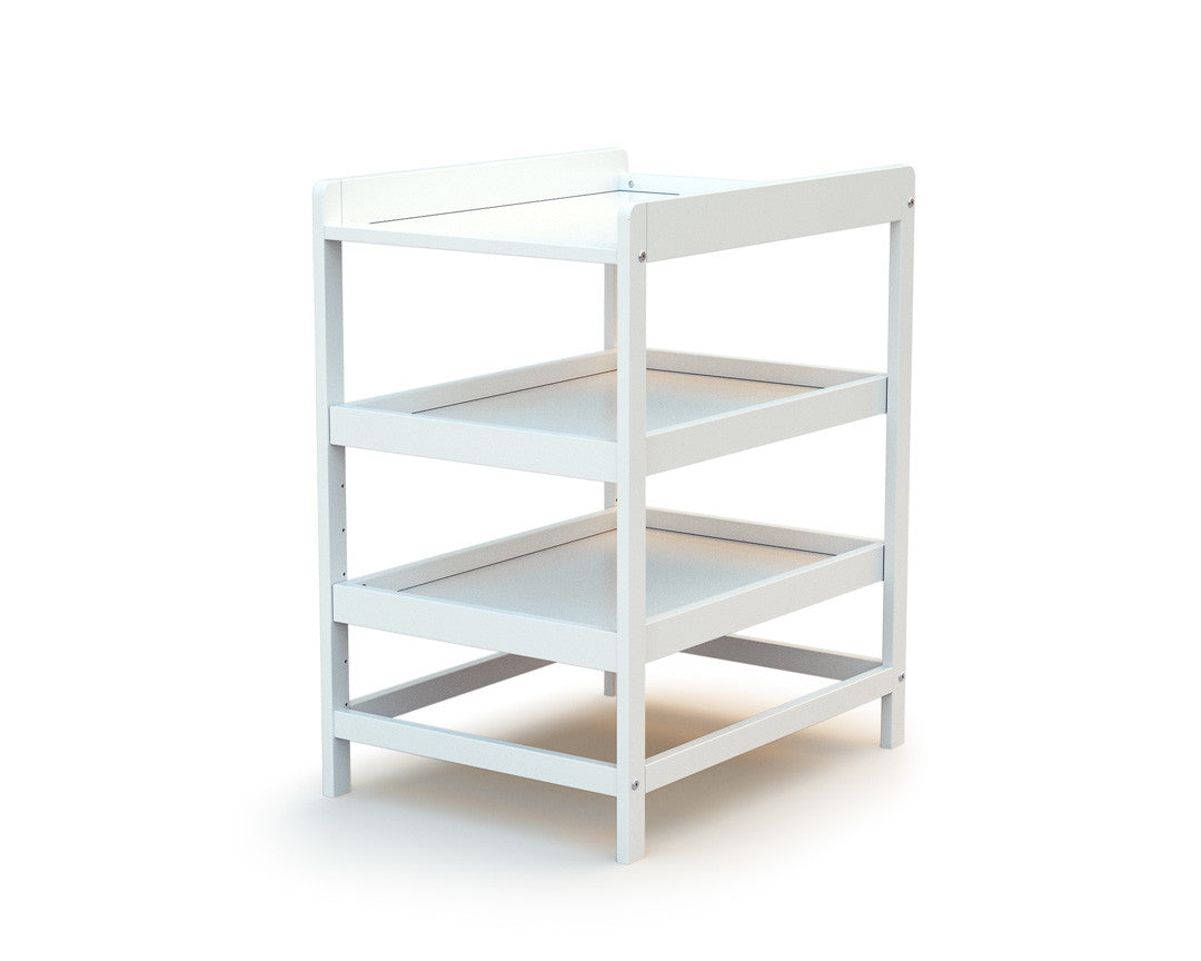 Table à langer 1 étagère en bois LIMA Blanc