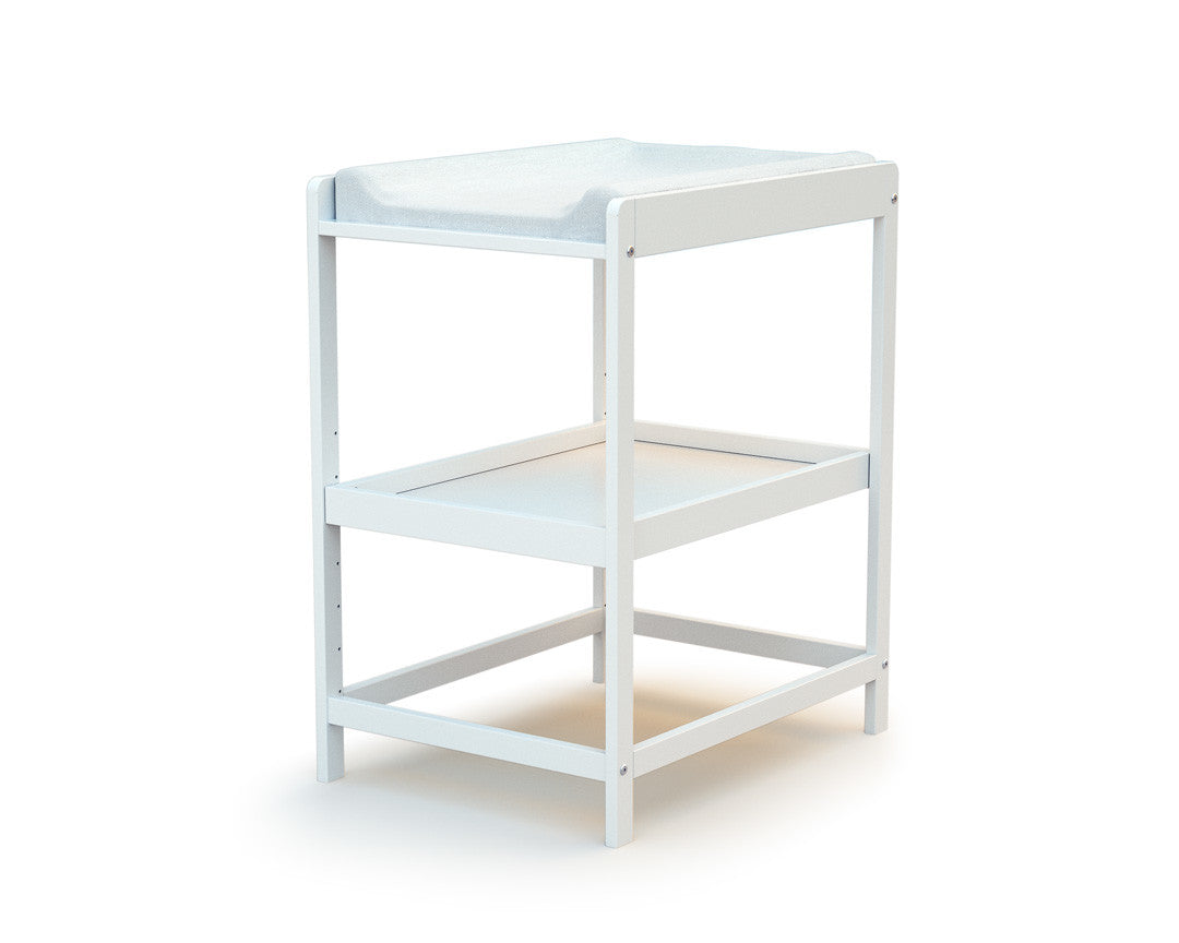 Table à langer 1 étagère en bois LIMA Blanc