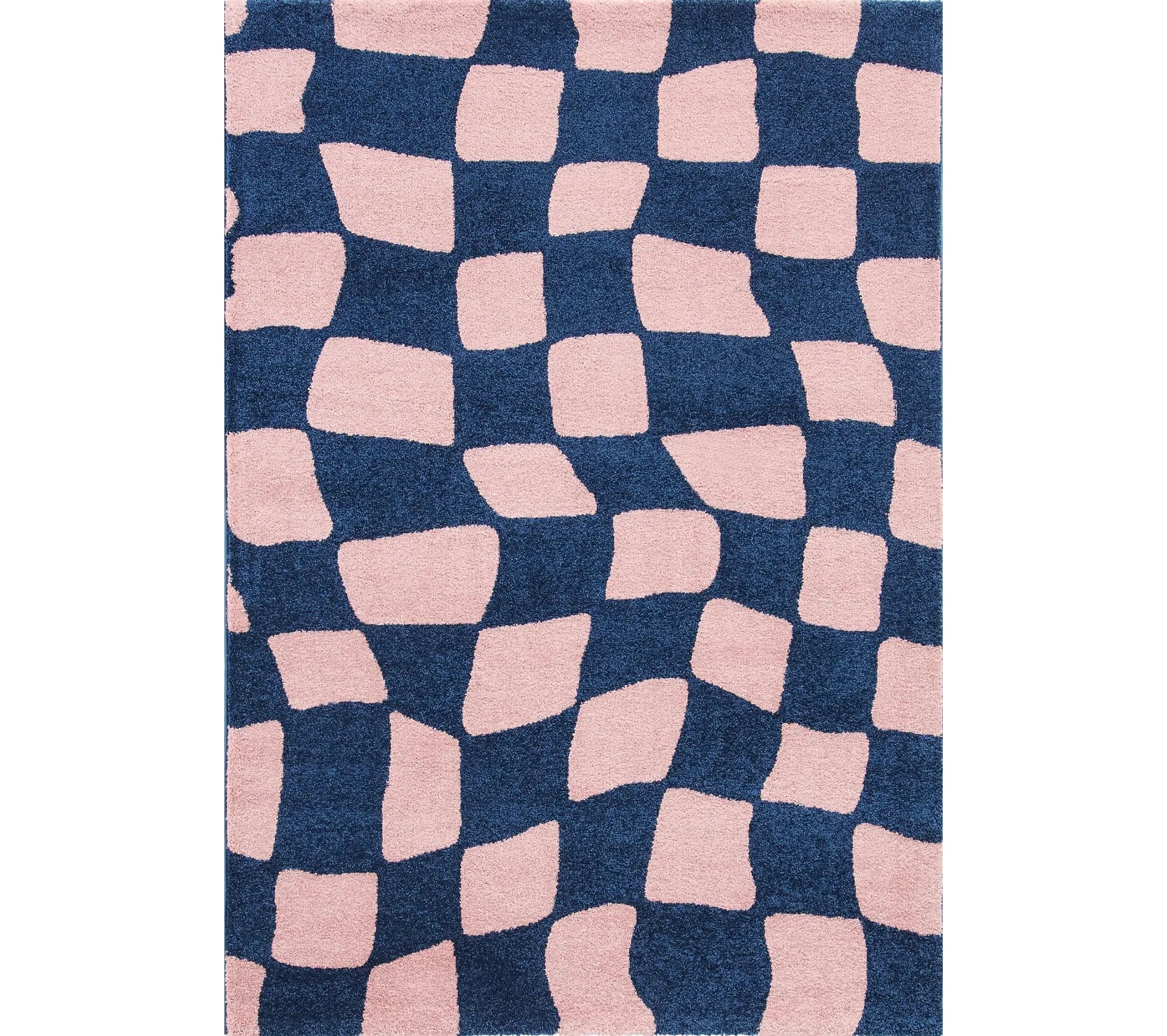 Tapis intérieur à poils longs - Groovy - Bleu