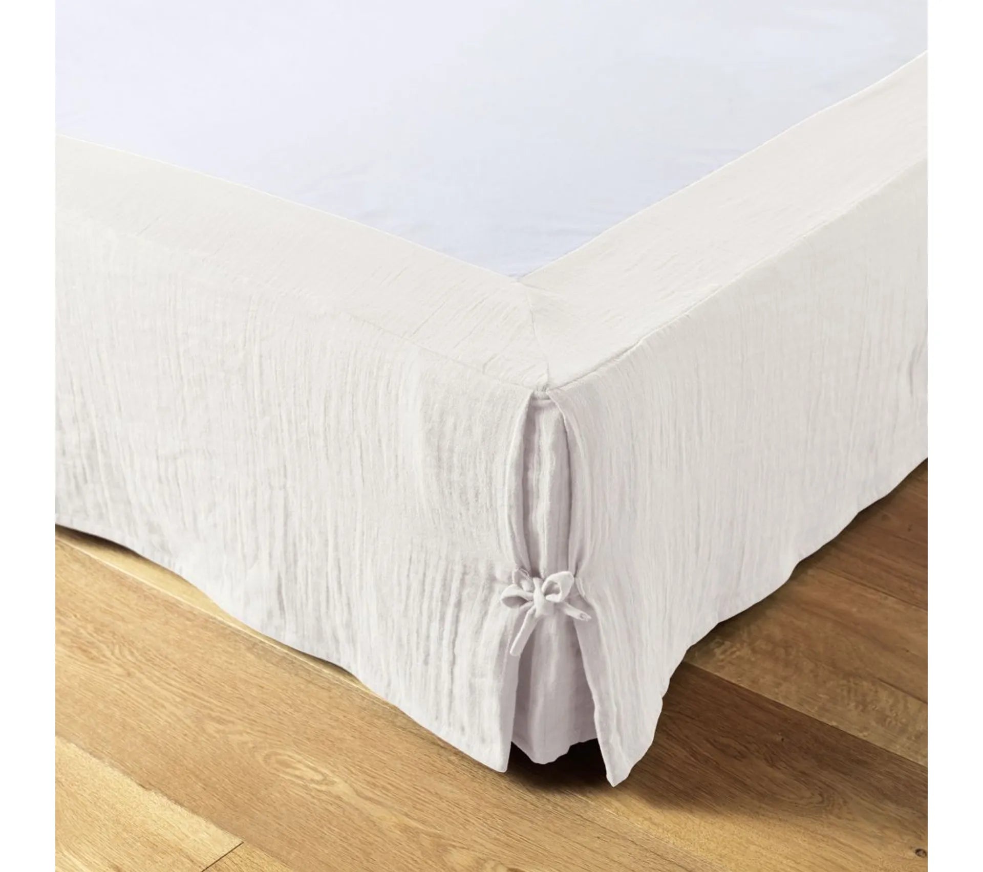 Cache sommier Gaze de coton Chantilly