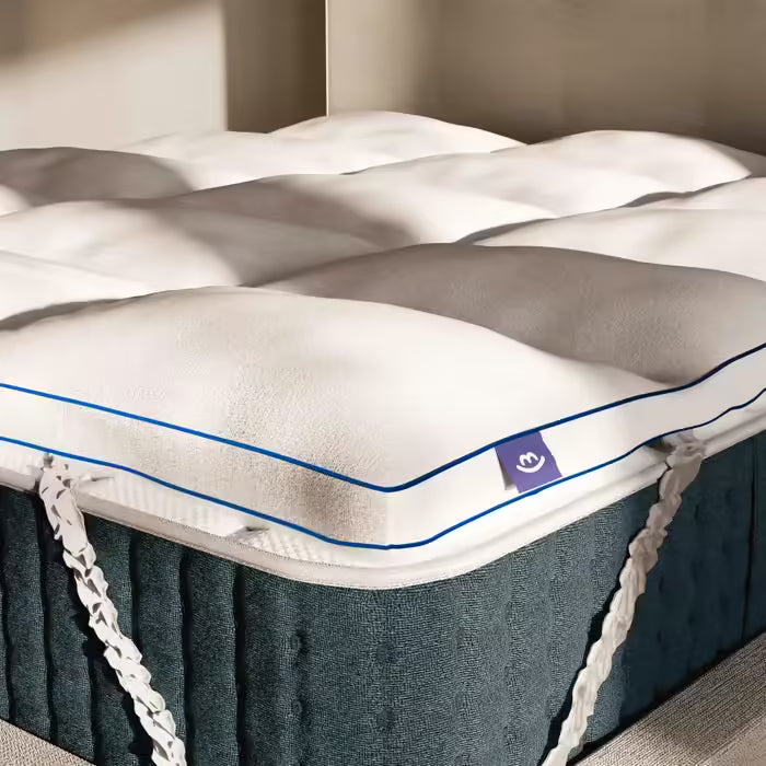 Surmatelas Premium Cloud - Epaisseur 3cm - Fibre Polyester et Tissu Respirant - Extrêmement moelleux