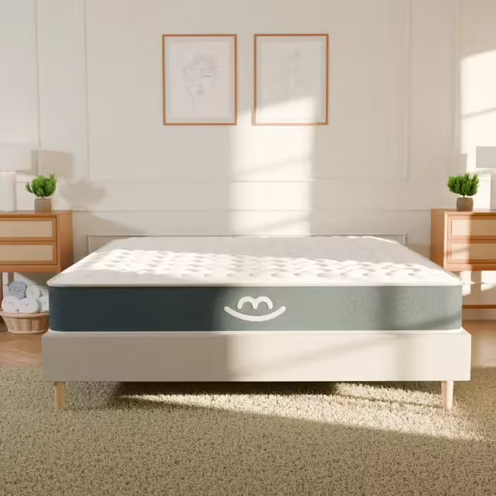 Matelas Hybride Mila - Epaisseur 22cm - Mousse avec Ressorts Ensachés - mi-ferme