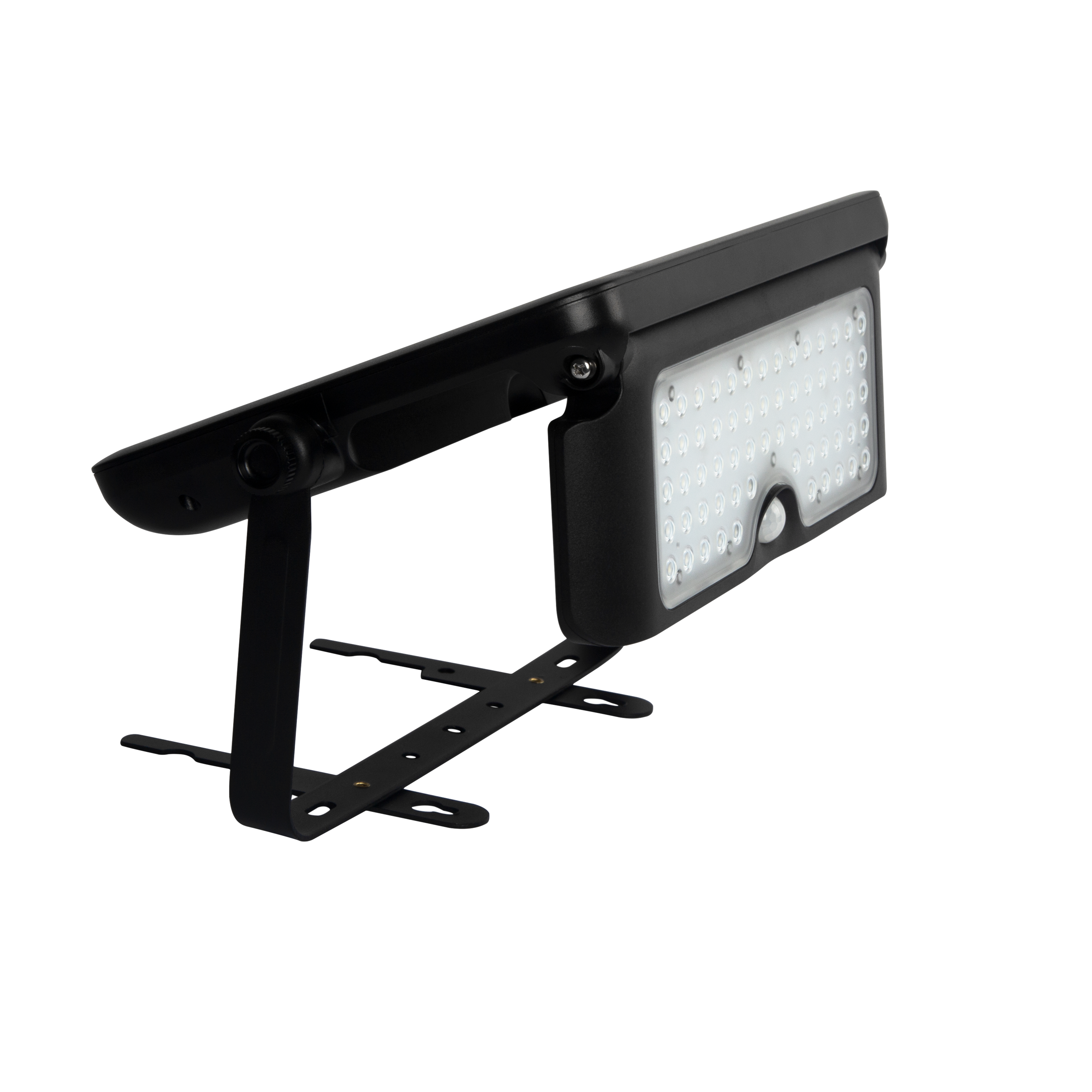 FlinQ Solar LED Floodlight 10W - Projecteur à énergie solaire - Lampe d'extérieur - IP65 - Lumière vive avec détecteur de mouvement