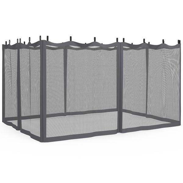 Moustiquaire pour pergola bioclimatique 4x3m