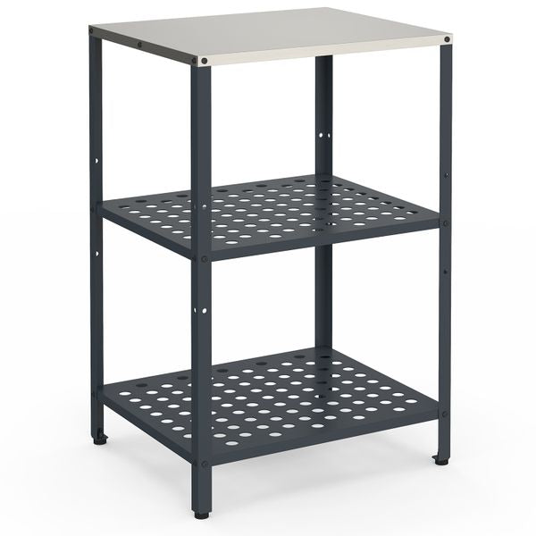 Meuble cuisine extérieure Alméria gris 2 étagères