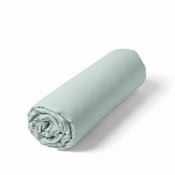 Drap housse uni - 90x190cm - percale de coton