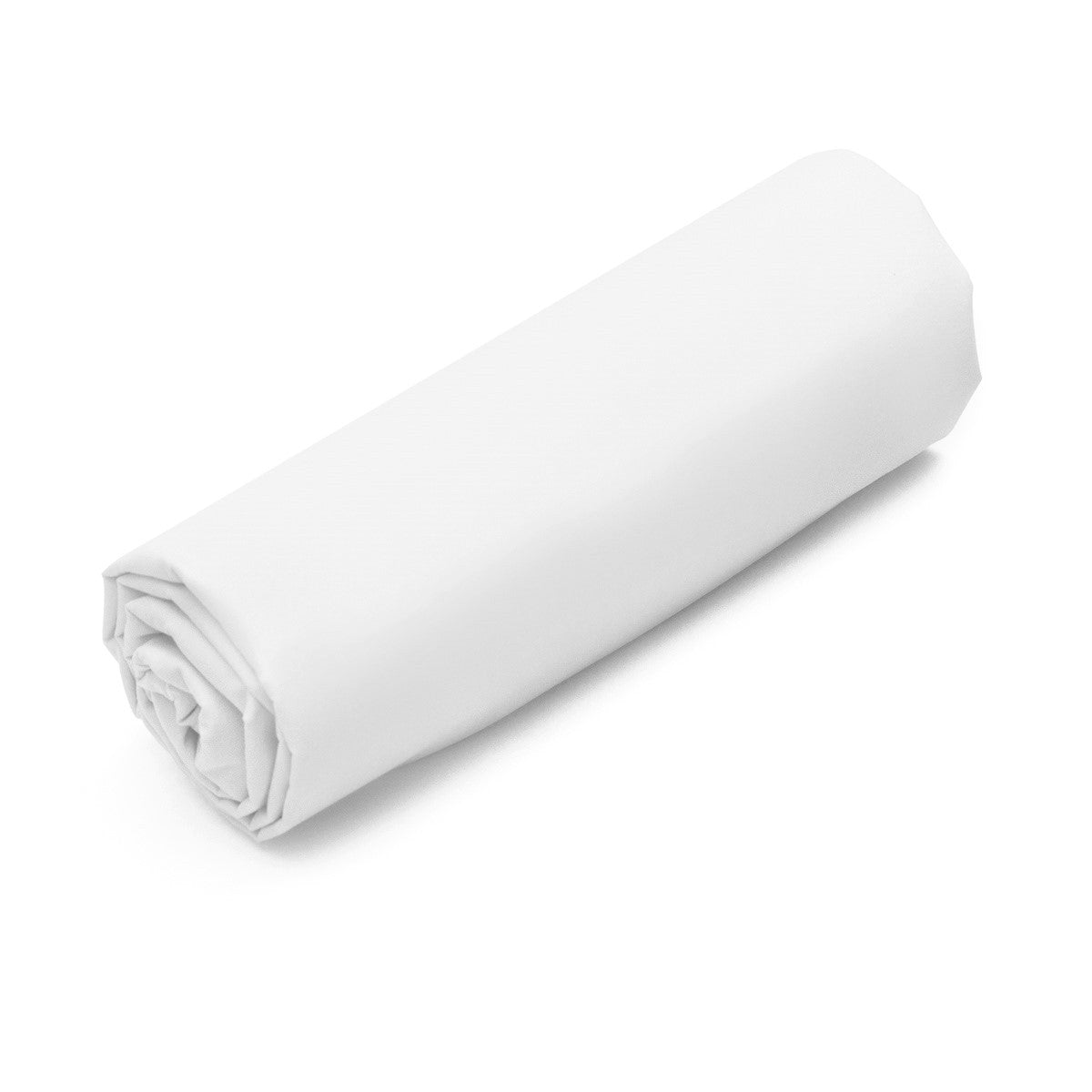 Drap housse uni - 160x200cm - percale de coton