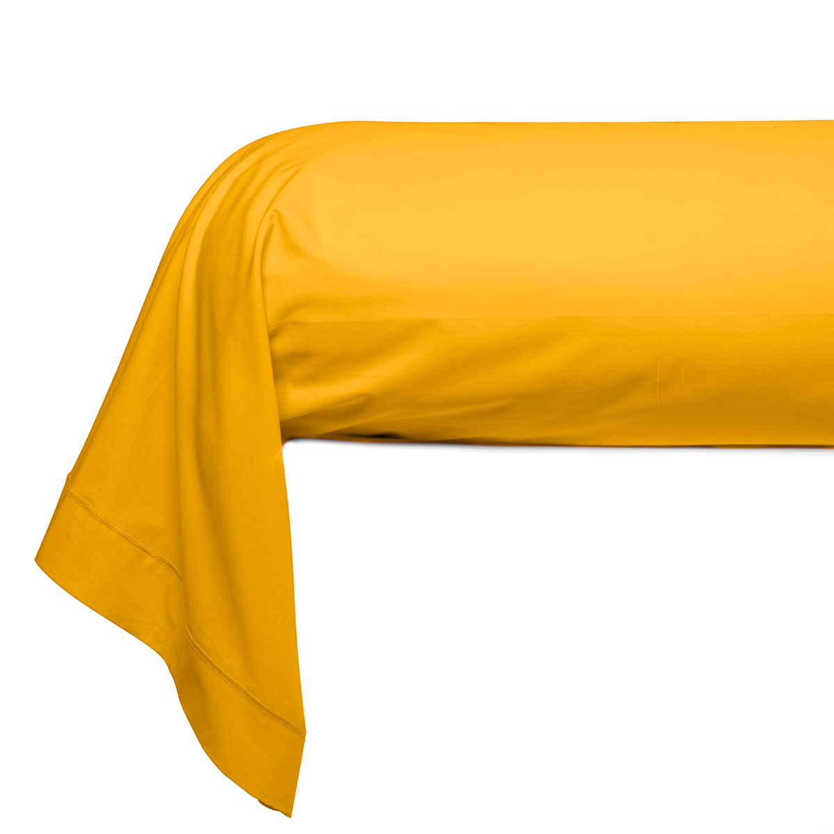 Taie de traversin unie - 86x185cm percale de coton Blanc