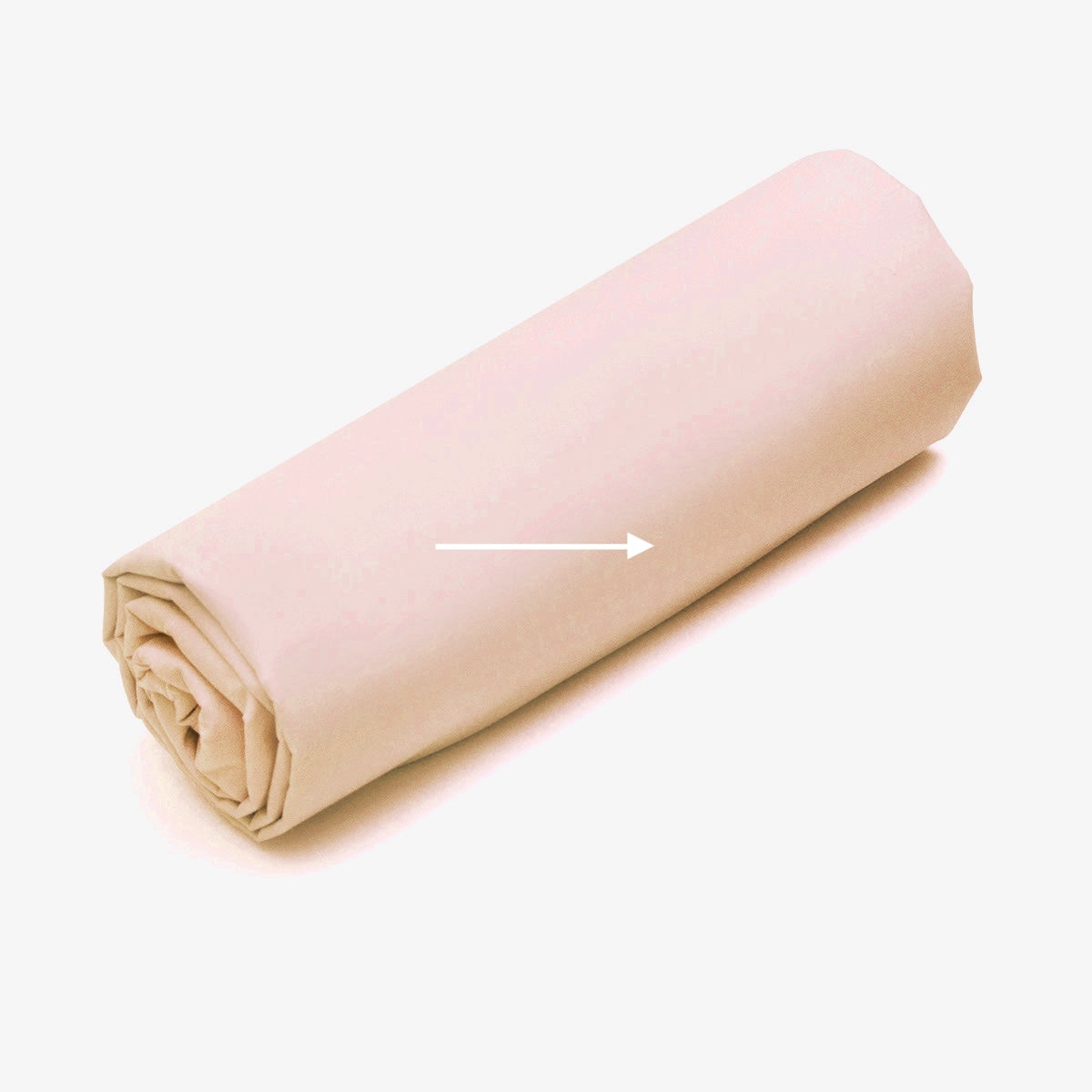 Drap housse uni - 200x200cm - percale de coton