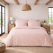 Drap plat uni - 180x290cm - percale de coton