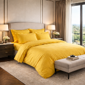 Drap plat uni - 270x310cm - percale de coton