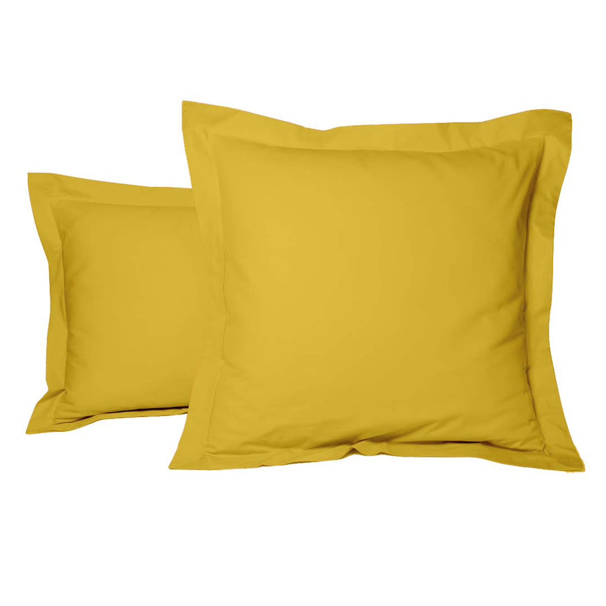 Taie d'oreiller unie carrée - 65x65cm - percale de coton
