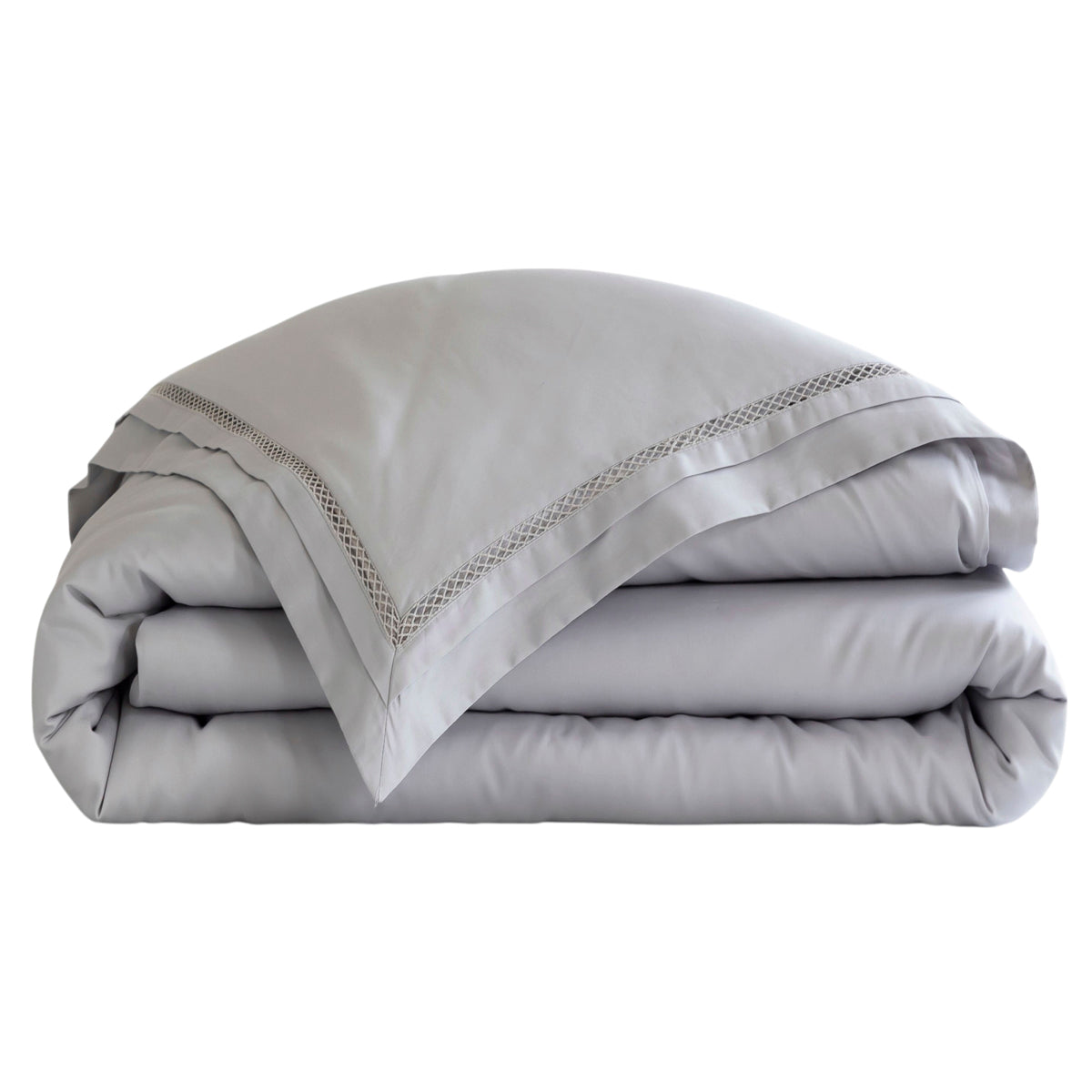 Housse de couette - 200x200cm - Dolly - satin de coton brodé